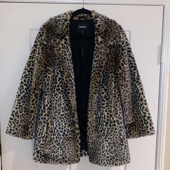 Express Jackets & Blazers - Express cheetah print jacket